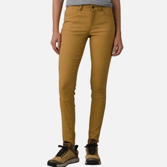 Prana Southport Stretch Twill Skinny Pants in Embark Brown Hiking Women'… - Picture 1 of 9